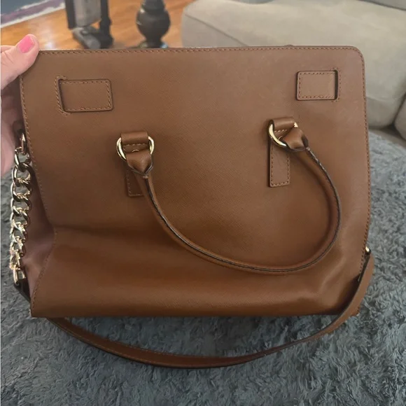 Michael Kors Brown Leather Large Hamilton Tote - Picture 3 of 6